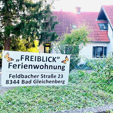 Freiblick 1 Bad Glbg Mit Garten Top1 Бад Глайхенберг Екстериор снимка