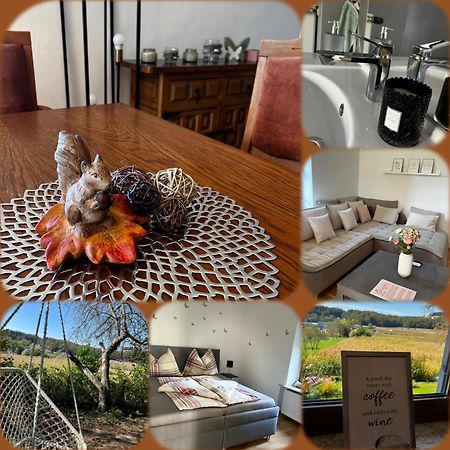 Freiblick 1 Bad Glbg Mit Garten Top1 Бад Глайхенберг Екстериор снимка